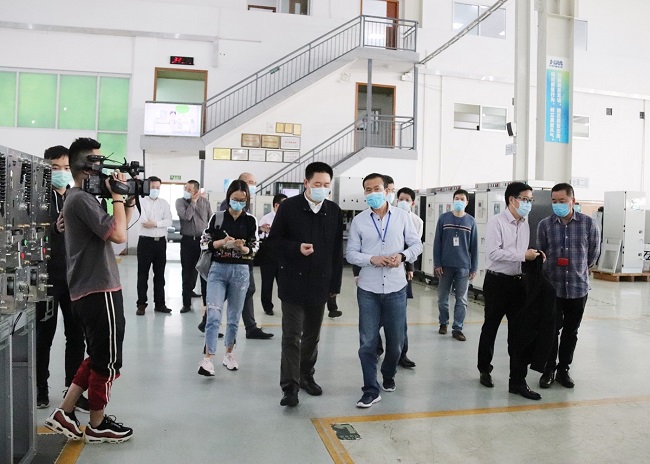 防疫做貢獻(xiàn)，復(fù)工感恩情|佛山市常務(wù)副市長一行蒞臨我司送溫暖